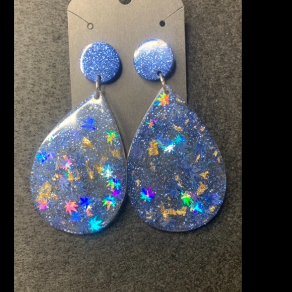 Tear drop earrings